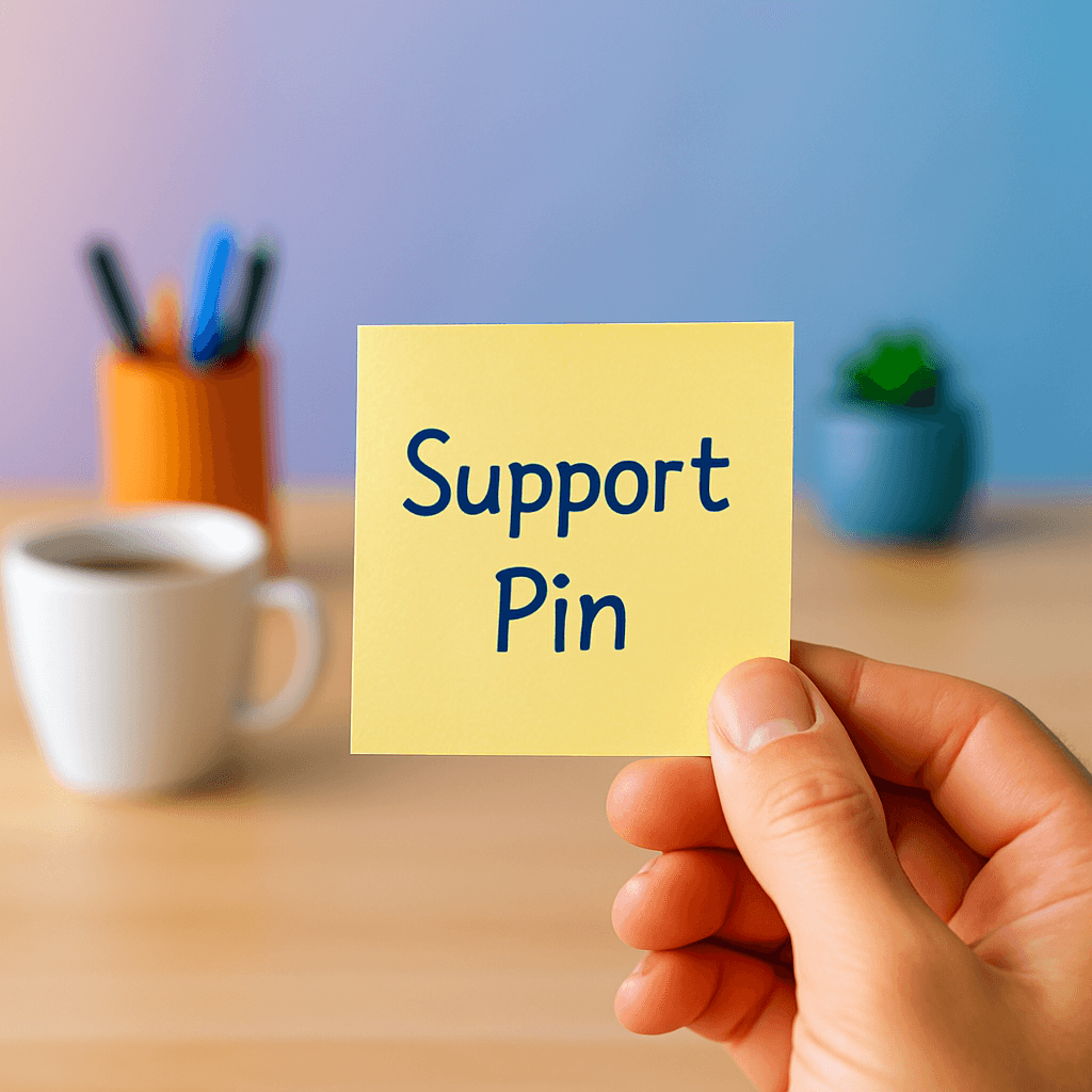 Waar vind je jouw supportpincode