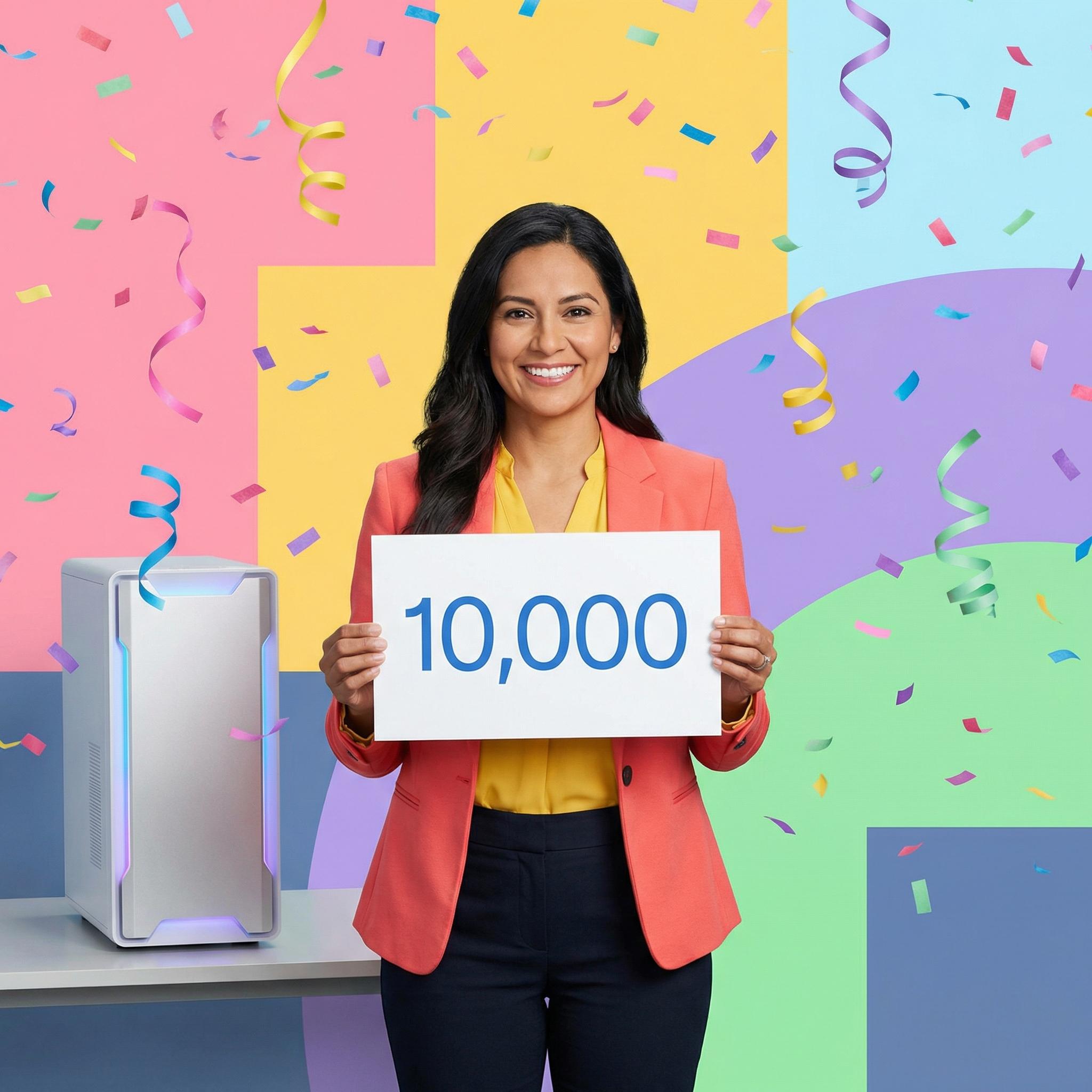 10.000 klanten: bedankt van Site.nl